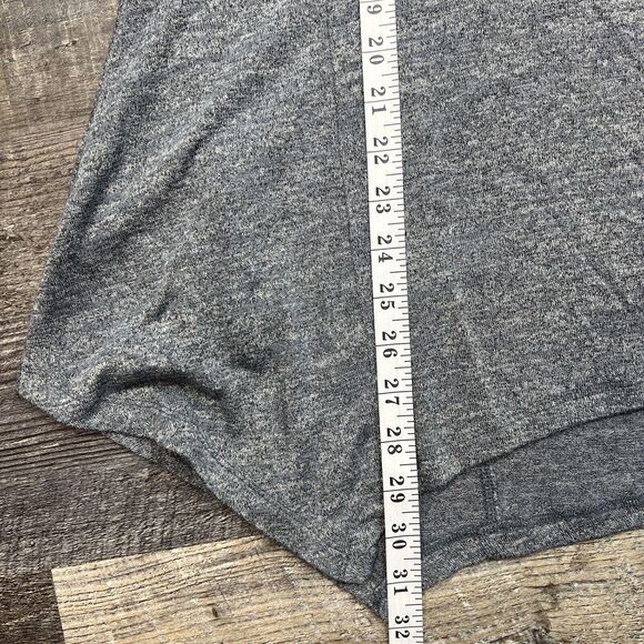 LOGO Lori Goldstein Black Gray 3/4 Sleeve Pockets Color Blocked Lace Size XL - Picture 7 of 10